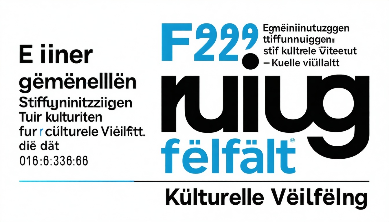 Logo einer gemeinnützigen Stiftung für kulturelle Vielfalt
